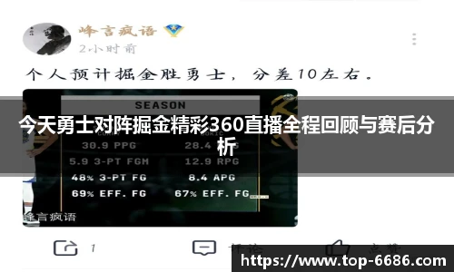 今天勇士对阵掘金精彩360直播全程回顾与赛后分析